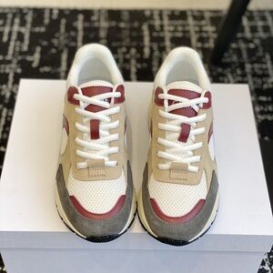 Celine Beige and Red Women's Sneakers